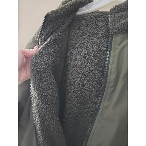 Koolaburra by UGG Reversible Sherpa Heavyweight Puffer Jacket Womans Size 2XL